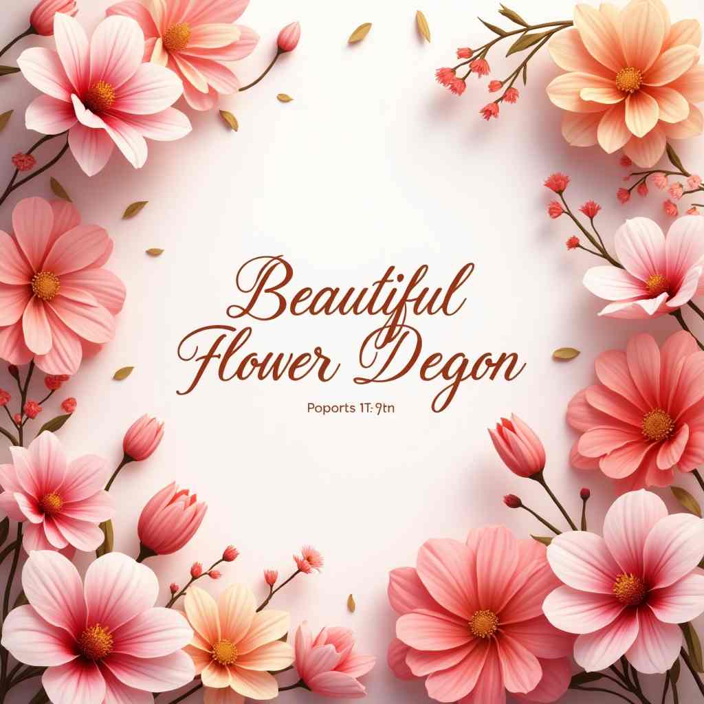 Beautiful decorative flower vector designs